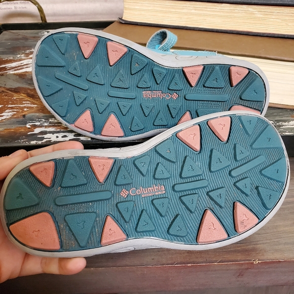 Columbia Techsun Wave Sandals *Flaw* Play Condition Waterproof Kids size 13 - Picture 4 of 11
